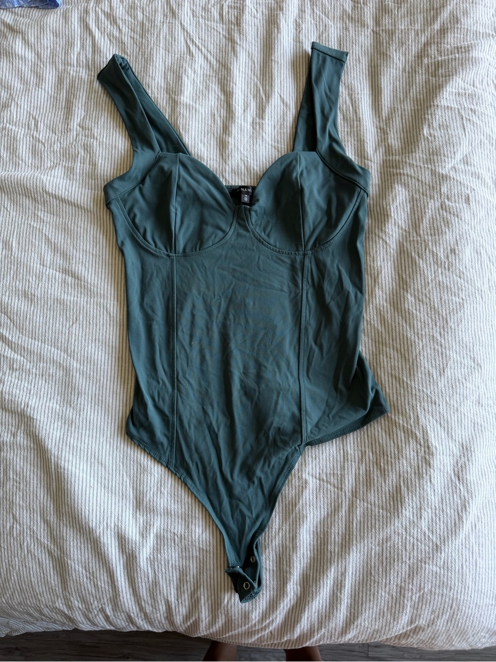 Dynamite Dark Teal  Bodysuit